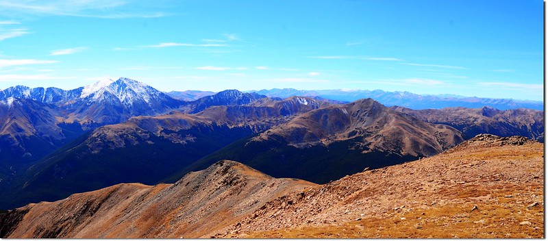 Grays & Torreys Peaks as seen from the summit of Mount Parnassus 3