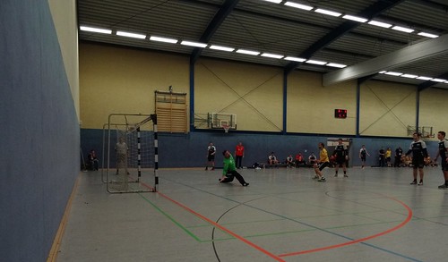 Grünheider SV 21:18 1.SV Eberswalde (Brandenburg handball cup, qualifying tournament in Fläminghalle Wiesenburg)