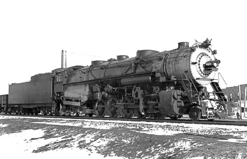 cbq 2104 class m4a 6323 burlington railroad baldwin steam locomotive train chz