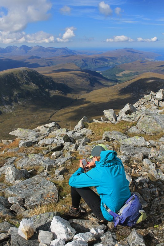 Checking out the long-term forecast on Meall nan Ceapraichean