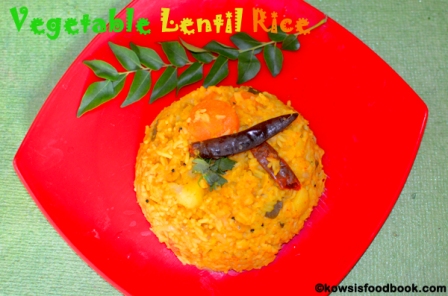 Lentil rice ready
