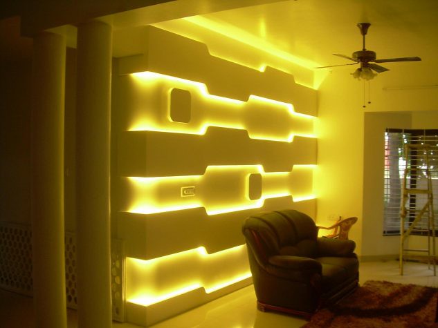 12 3D Wall Panels with LED Lighting For Evocative House Walls