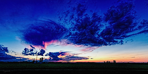 sunset wisconsin clouds unitedstates sunprairie ©jrj