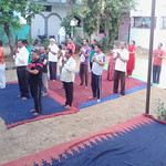 Yoga Session at Raipur 2015