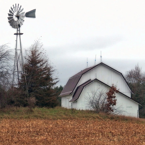 farm barn windmill wisconsin