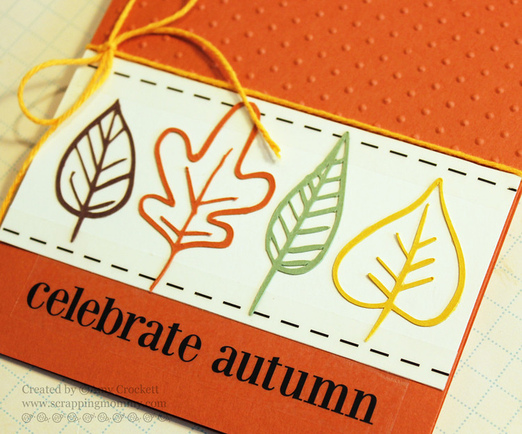 SRM Stickers Blog - Celebrate Autumn by Amy - #card #autumn #fall #stickers #stitches #sentiments #solidtwine