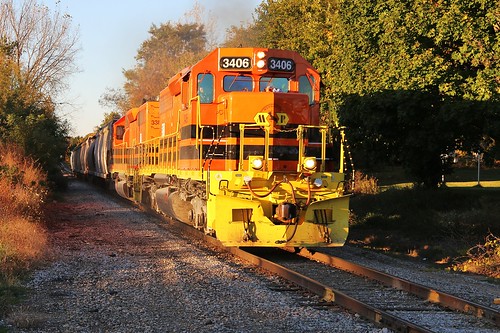railroad train michigan peremarquette bailey co pm manifest emd sd402 chesapeakeohio 3406 mqt z151 marquetterail grandrapidssubdivision turnjob
