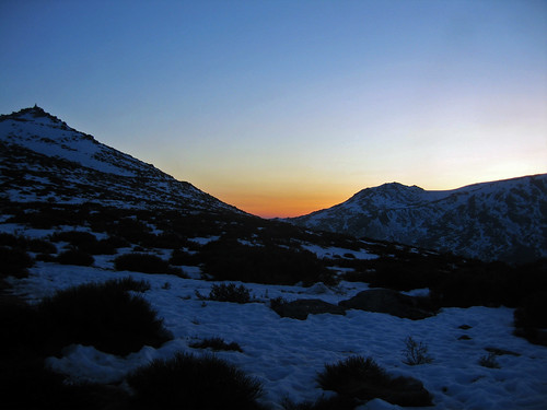 serradaestrela portugal sunset snow mountain