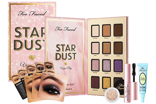 Too Faced Stardust by Vegas Nay Eyeshadow Palette Review and Swatches