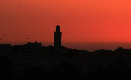 summer canon minaret mosque morocco storks adil meknes cigognes orangesunset jamai rebelt3i