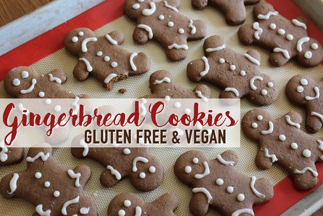 Gluten Free & Vegan Gingerbread Man Cookie Recipe