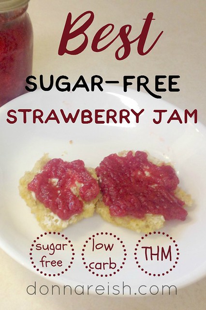 BEST Sugar-Free Strawberry Jam