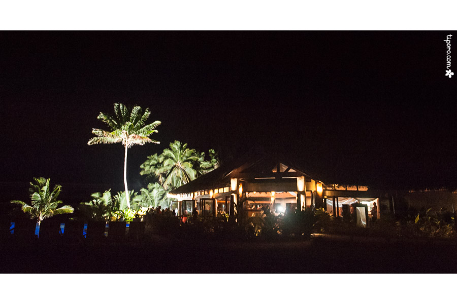 The Nautilus by Night. Nautilus Resort, Rarotonga