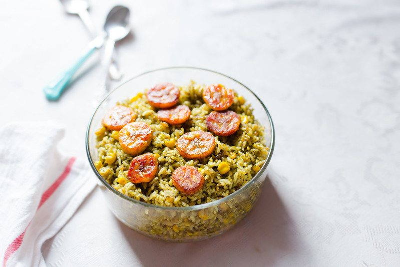 Herbed Green Rice