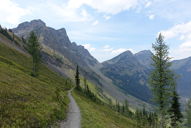 Trail towards Woody Pass