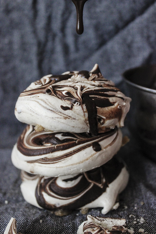 chocolate swirl meringues 237