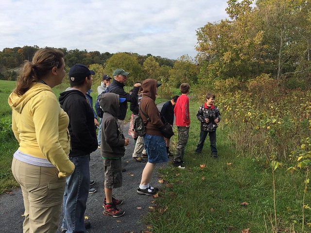 Visitors learn about birding in the wild at Shenandoah River State Park, Virginia