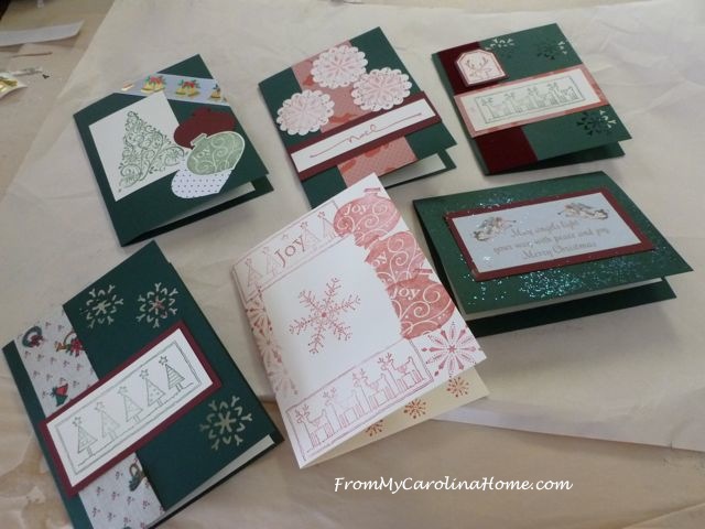 Stamping Christmas | From My Carolina Home