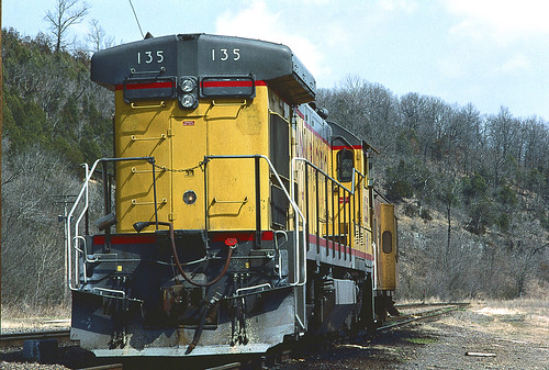 up ge b237 135 railroad locomotive train cotter chz