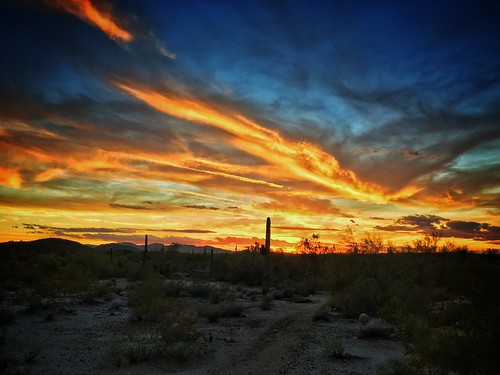 sunset arizona weather clouds desert azwx