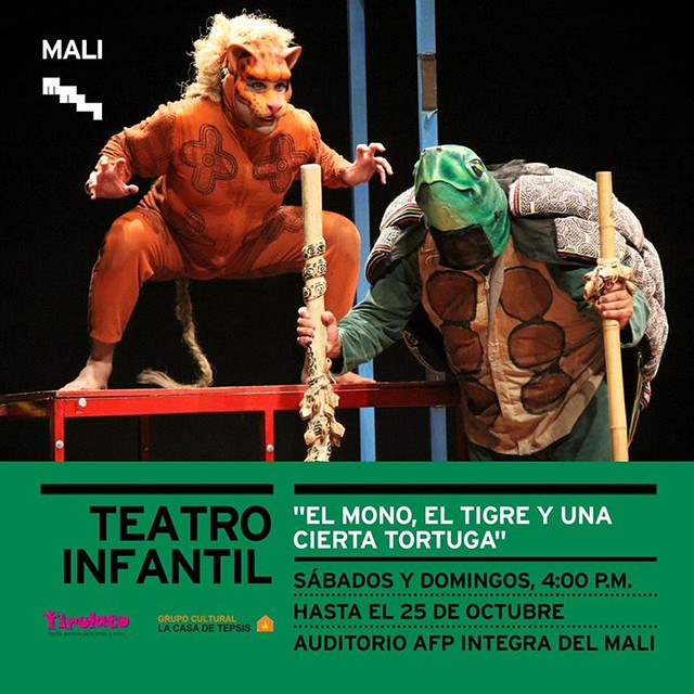 Teatro infantil : 'El mono, el tigre y una cierta tortuga'