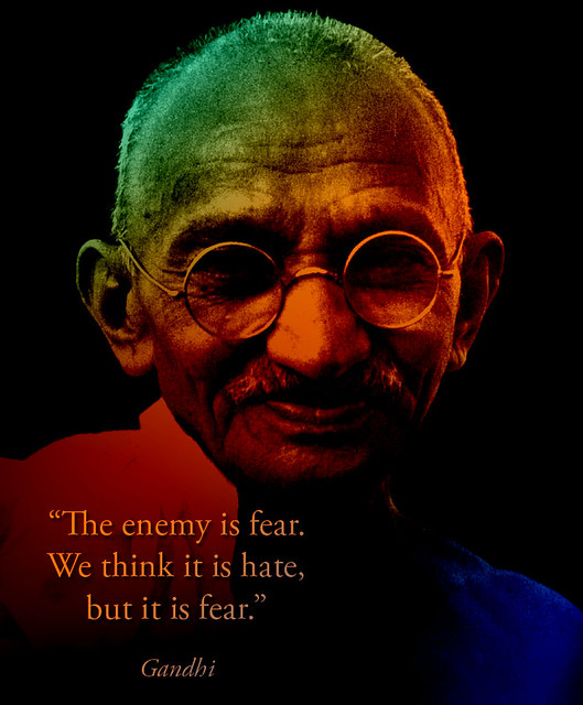 Gandhi-the-enemy-is-fear