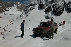 Stuck in snow on the way to Qaqa Machay Image