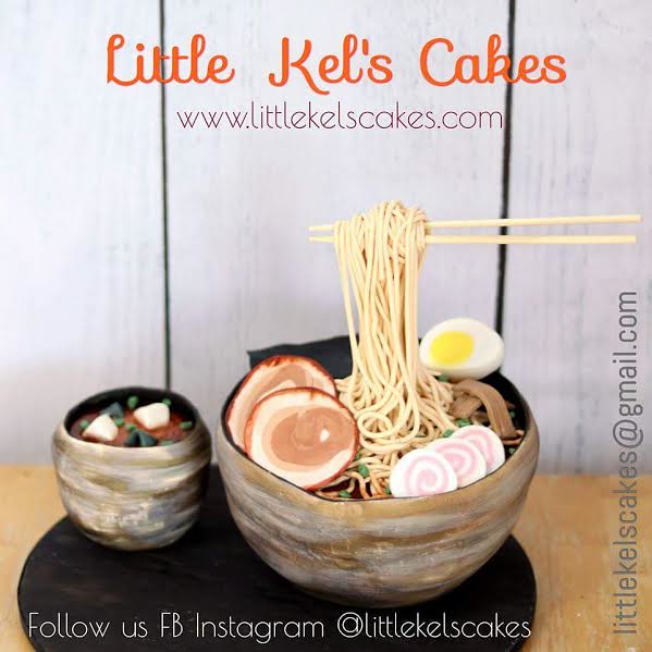 Cake by Eska Chen of Little Kel's Cakes