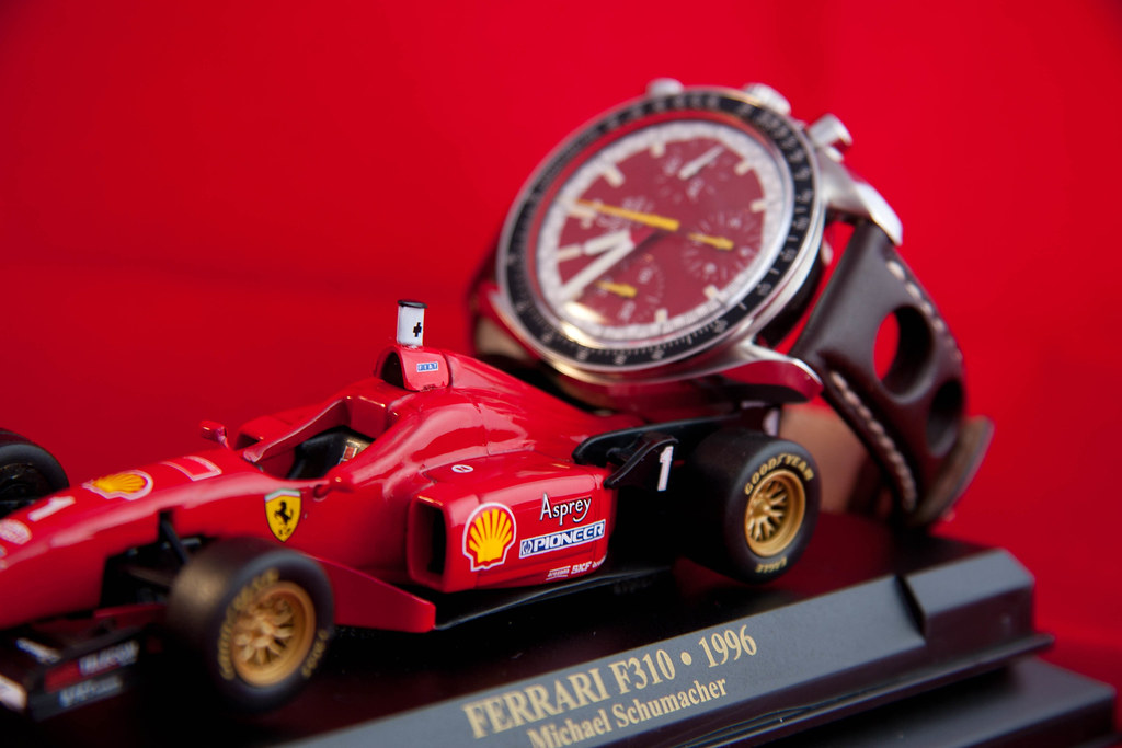 [1997] 3510.61.00 - Speedmaster "Red Scuderia", Michael Schumacher F1 racing 22382583704_ff1093f837_b