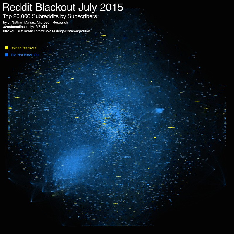 Reddit Blackout July 2015: Top 20,000 Subreddits