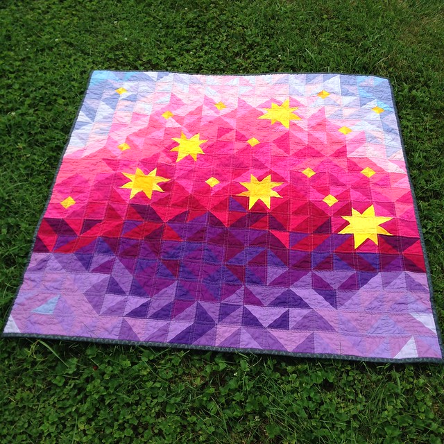 Stardust at Sunrise Baby Quilt