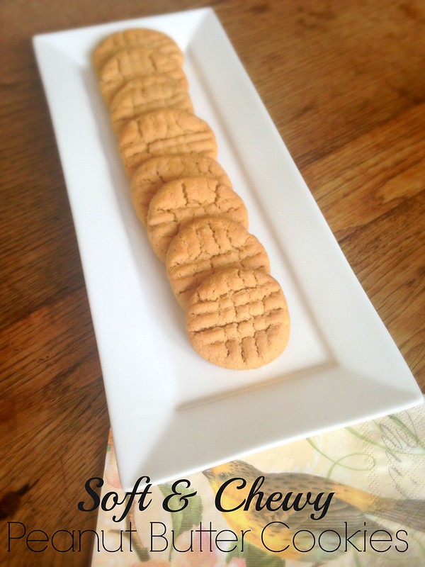 Soft & Chewy Peanut Butter Cookies