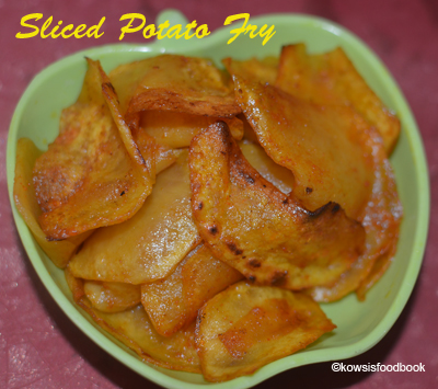 How to make Sliced Potato Fry