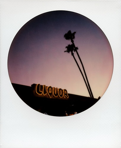 california county ca street door pink blue sunset red toby orange color tree film silhouette sign project palms polaroid sx70 photography for store twilight neon purple market dusk north palm illuminated liquor cameras 600 hour frame round type mkt lit rollers hancock euclid anaheim edition amo slr680 impossible the frankenroid impossaroid