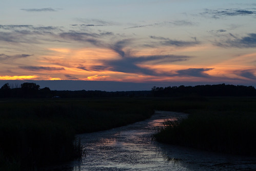 sunset ontario canada marsh bigcreeknationalwildlifearea longepointe