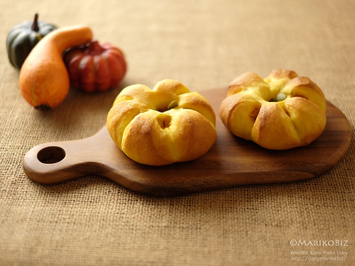 かぼちゃあんパン　20151006-DSCF0030