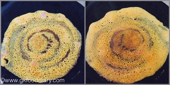 Tomato Dosa for Babies, Toddlers and Kids - step 4