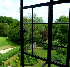 View from the window at Newark Park
