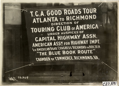 1911 TCA Good Roads Tour Banner