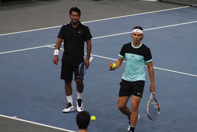 Leander Paes and Rafael Nadal