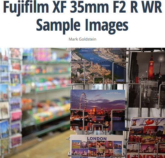 富士フイルム XF35mm F2 R WR サンプル画像 