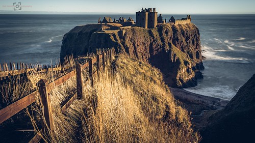 longexposure light sea sun castle canon landscape scotland rocks waves dunnottar