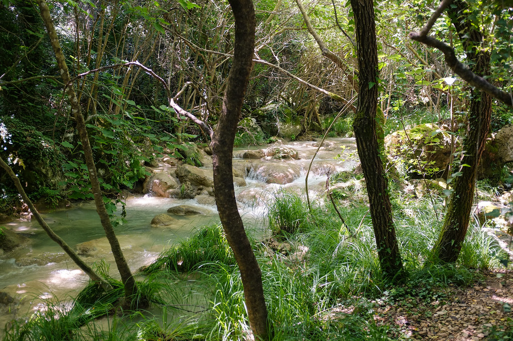 Polilimnio Waterfalls, Haravgi, Greece