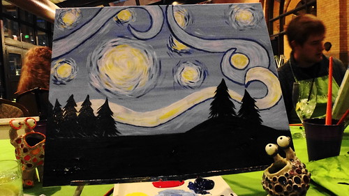 Rocky & Troy - Paint Night at the Depot