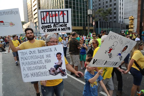 Anti-Rousseff demonstration in Sao Paulo, 16/08/2015