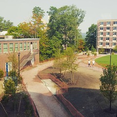 View from new Science Center fifth floor lounge