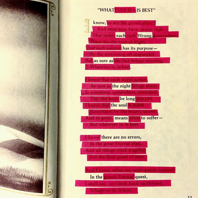 What Is Best #alteredbooks #foundpoems #foundpoetry #poems #poetry #artistbooks