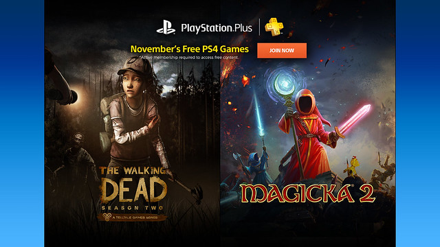 PlayStation Plus November 2015 Lineup