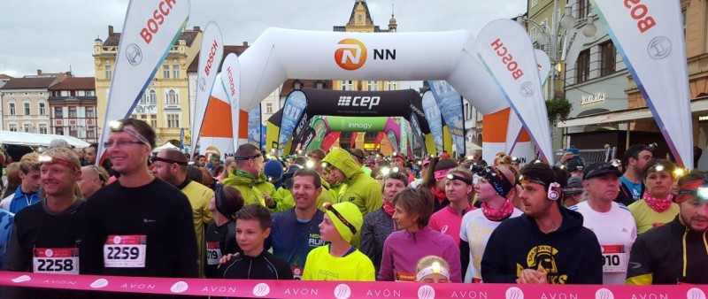 Night Run v Českých Budějovicích přilákal více než 1600 běžců