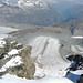 Ledovce směrem do Švýcarska